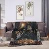 B-BioShocks 2 Remastered Flannel Blanket Soft Durable Throw Blanket for Couch Chair Travel Graphic Bedspread Sofa Bed Cover