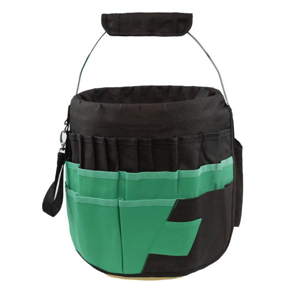 

Oxford Bucket Tool Organizer Портативная сумка для садовых инструментов Сумка для ведра Набор для хранения инструментов красный