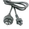 Australian 3-Core L-Shaped Clover Tail Power Cord, SAA Approved, 90-Degree Three-Pin Plug