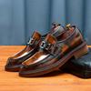 Fashion 2024 New Shoes For Men Loafers Mens Dress Shoes Leather Shoes Man Male Genuine Leather Social Shoes