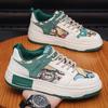 Men Shoes Spring Fashion Vulcanized Shoes Lace-up Platform Sneakers Luxury Designer Tennis Shoes Graffiti Casual Shoes for Men