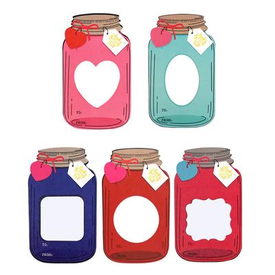 50 Pack Happy Valentines Day Cards Funny Valentines DIY Craft Art Cards Valentine Classroom Exchange Gifts for New Years Gifts