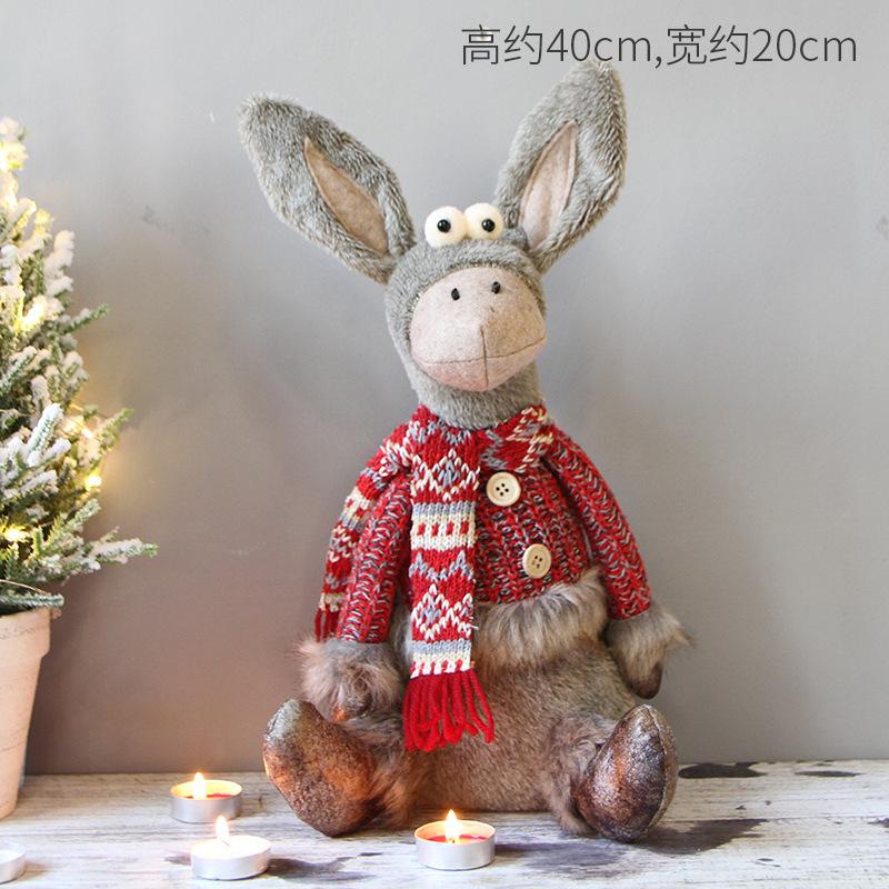 Lemon cute creative doll Christmas tree ornament Elk snowman old man Christmas ornament