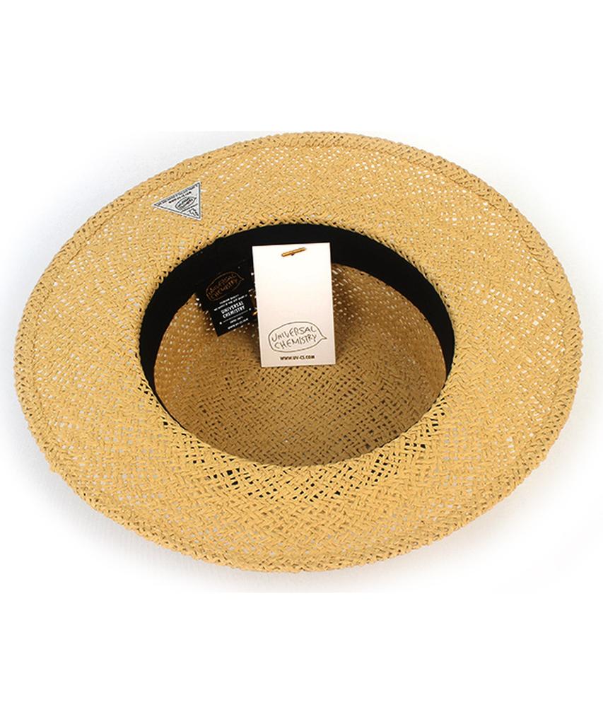 Yunibeosyeolkemiseuteuli Beige Ivory Line Panama Hat Panama Hat
