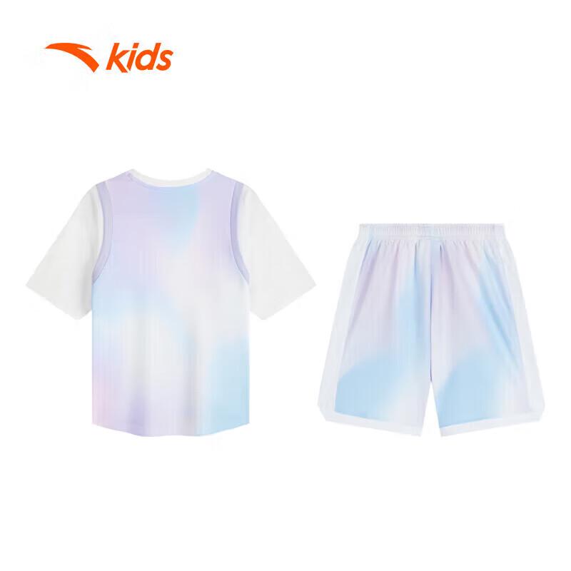 Anta Kids Girls' Summer Basketball T-Shirt & Shorts Set