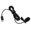 Lavalier Lapel Microphone Type C Omnidirectional Condenser Clip On Lapel Mic for Insta360 ONE RS