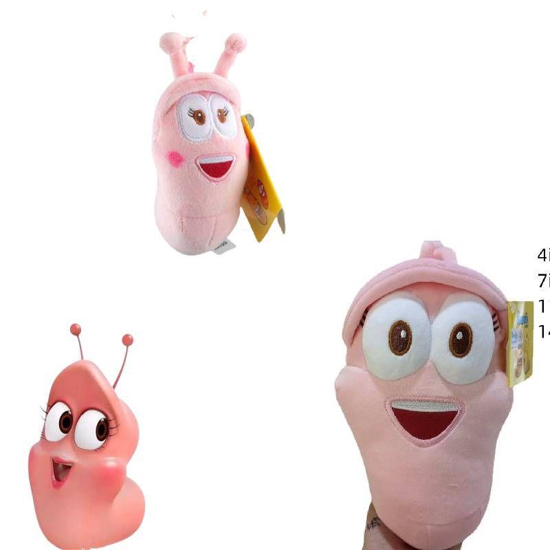Peluche Morbido e Coccoloso a Forma di Larva, Cuscino, per Regalo ai Bambini