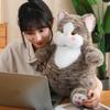 Adorable Plush Bobo Cat Doll Soft Stuffed Animal For Girls Perfect For Sleeping And Cuddling