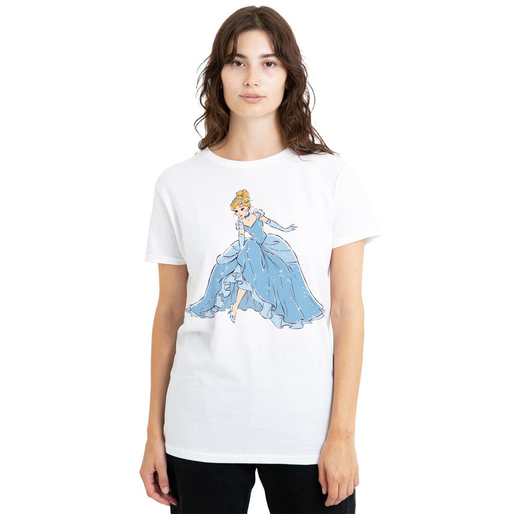 Cinderella Womens/Ladies Sparkling T-Shirt