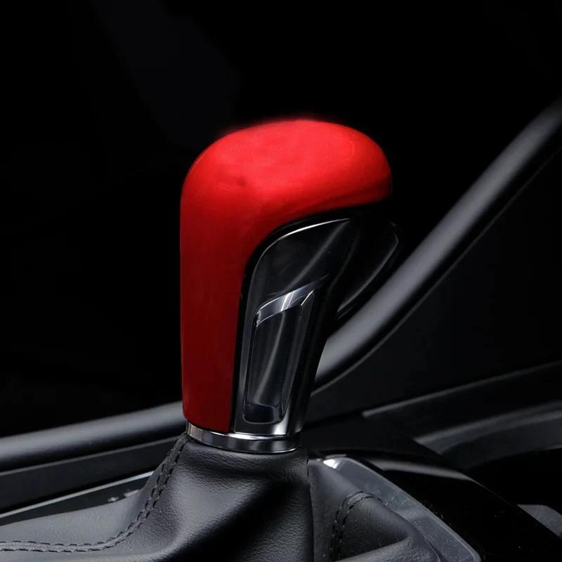 

Car Gear Head Shift Knob Handle Cover Trim Sticker for Mazda 2 3 6 BM GJ Demio CX3 CX5 CX8 CX9 Axela 2014- Accessories красный
