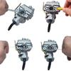 Carburetor Carbon Dirt Jet Cleaner Tool Kit Cleaning Needles with Brushes for Motorcycle ATV Moped