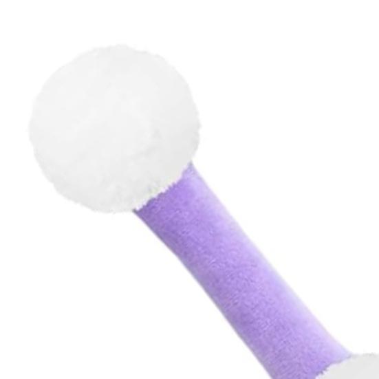 Swab Catnip Toy Kitten Self Play Hunting Kick Stick Interactive Teething Chew Toy Soft Plush Kicker Toy for Indoor Cats Kittens
