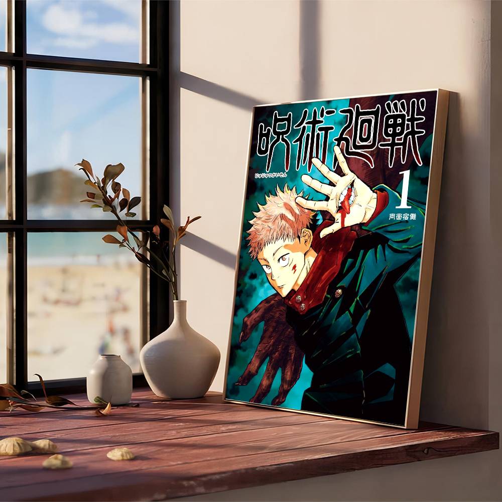 Anime J-Jujutsu K-Kaisen Good Quality Prints and Posters Waterproof Paper Sticker Coffee House Bar Posters Wall Stickers