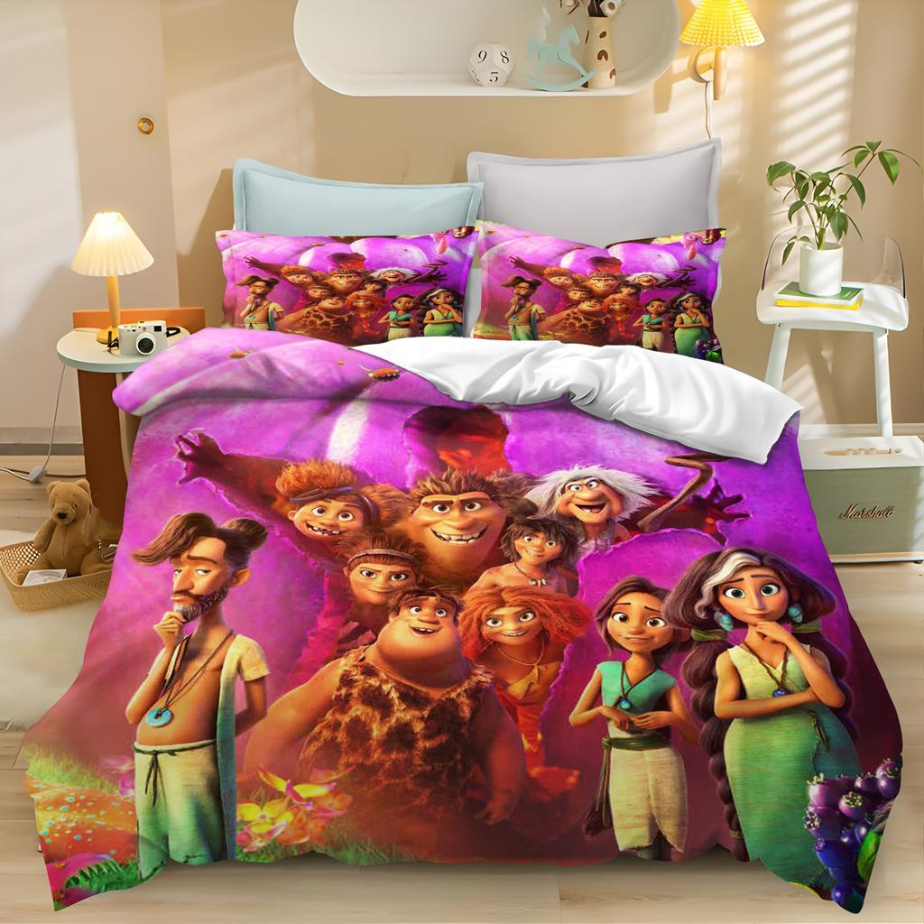 The Croods Xiao Yi Duvet Cover Set Bedding Comforter Sets King Size 3D Children'S Bedding Set