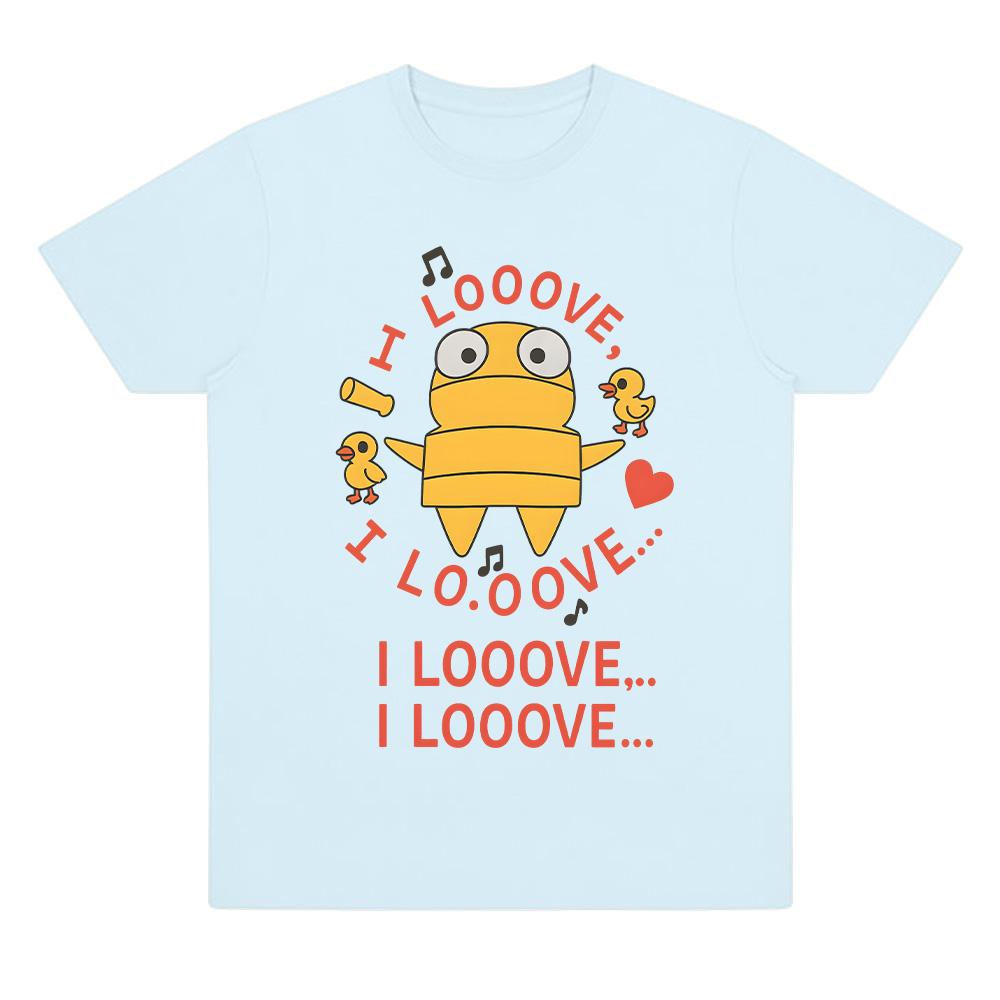 I Love R.E.P.O. Game T Shirts Unisex Trend Tee  Cotton Crewneck Funny Y2k Clothing Women Men Comfort Tops