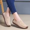 35-42 Frühling und Herbst Damen Anti-Fleece-Leder flache Schuhe Doudou Schuhe Damen flache Unterseite LoafersSchuhe
