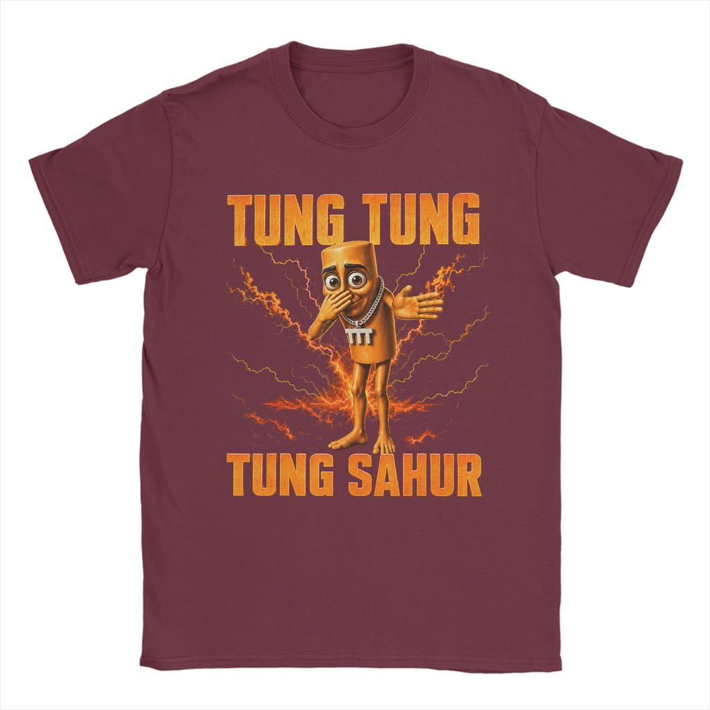 Unisexs Tshirt Tung Tung Tung Sahur Triplet Funny Scuba Dance T Shirts Harajuku Summer Tee Shirt Casual 100 Cotton Clothes