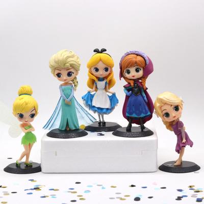 Frozen Fairy Princess Doll Action Figure Toy Cake Topper Home Christmas Decoration