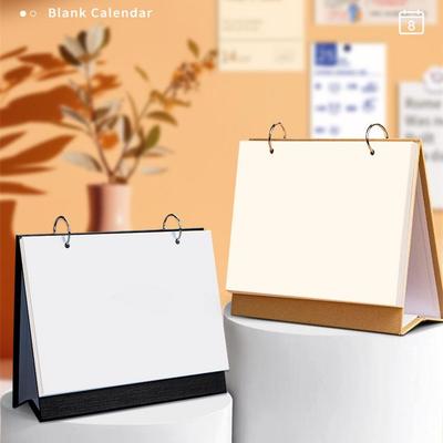 2026 Kreatives DIY Leeres 3D Schreibtischkalender Ornament