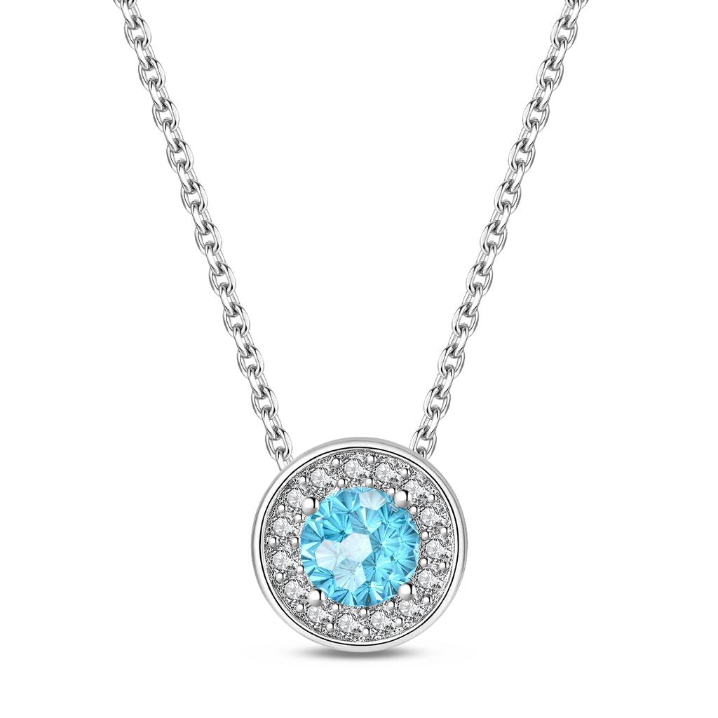 New Original 925 Silver Four-Leaf Clover Butterfly Star Moon Heart Key Necklace Fit Women Jewelry Valentine's Day Gift