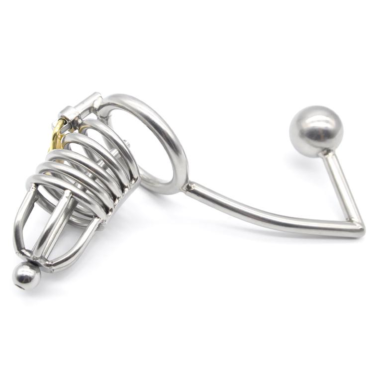 Male Chastity Device With Anal Male Chastity Device With Anal