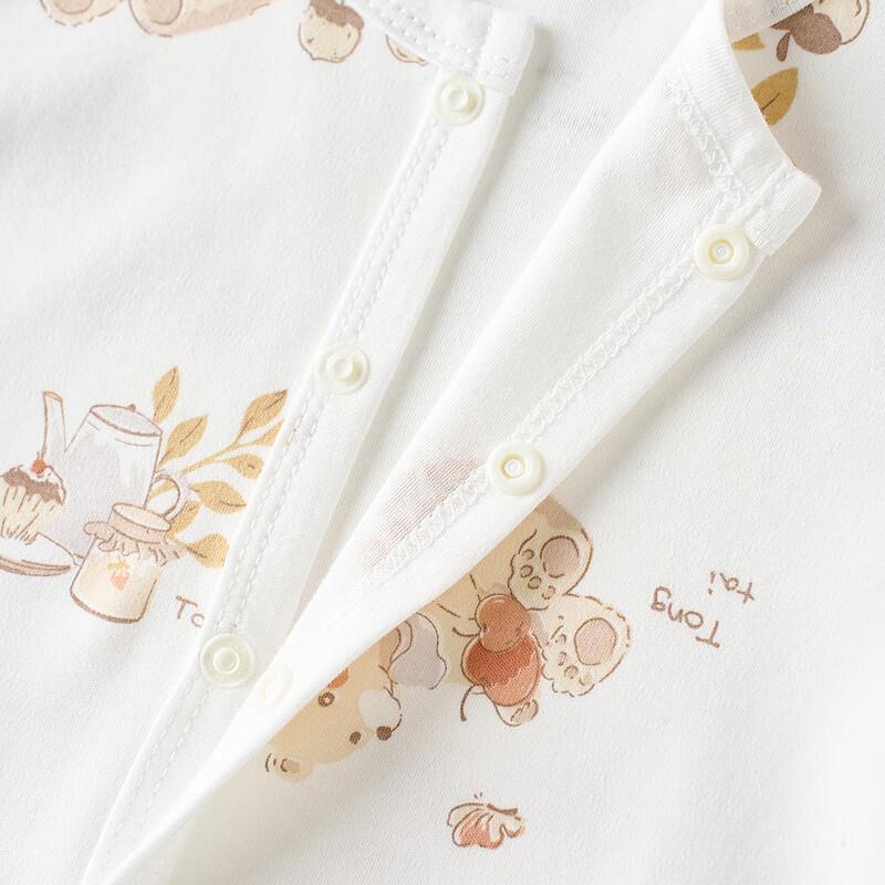 Tongtai Pure Cotton Baby Long-Sleeve Romper