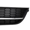 2PCS Front Driving Fog Light Cover Fit VW Passat 2012-2015 Black/Chrome