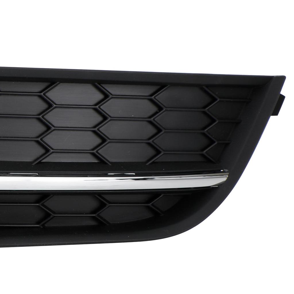 2PCS Front Driving Fog Light Cover Fit VW Passat 2012-2015 Black/Chrome