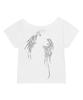 Mucent Ether Angel Wings One-Shoulder Short Sleeve Tee (2 Colors)