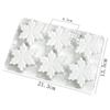 Non-Stick Christmas Snowflakes Mold Heat-Resistant Mousse Cake Mold  Kitchen Bakeware