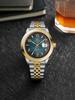 Men's Waterproof Stainless Steel Strap Quartz Watch Simple Business Style Perfect Gift for Any Occasion