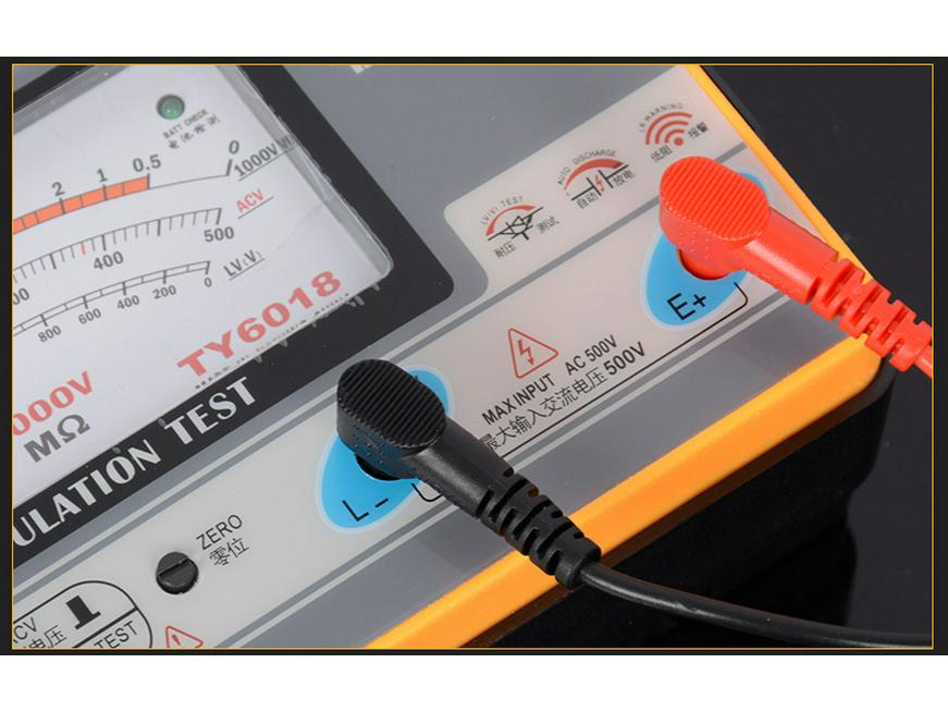 Tianyu TY6018 High Precision Insulation Resistance Tester 500V/1000V