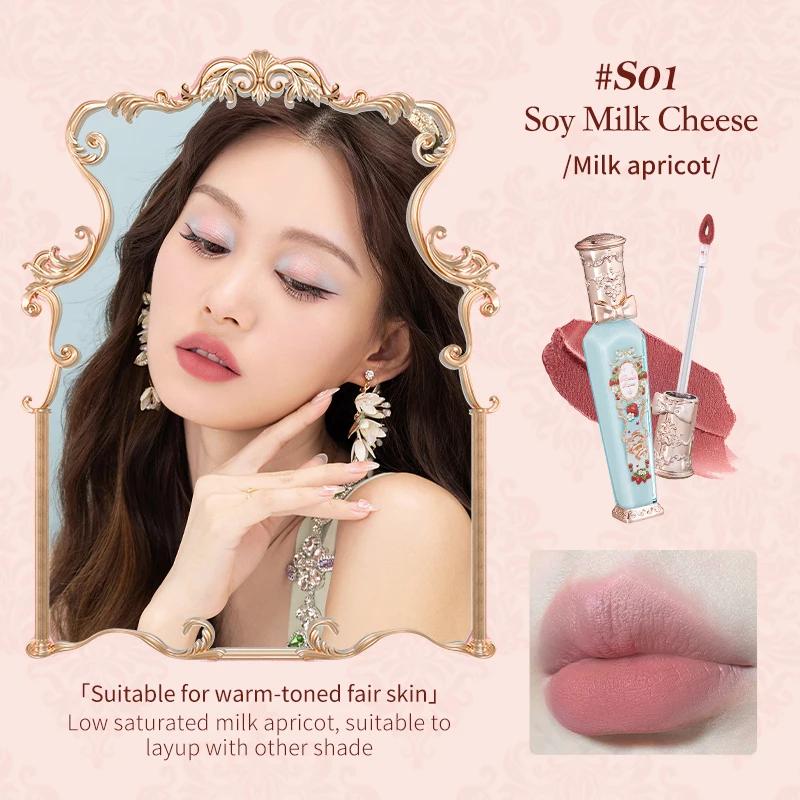 Flower Knows Seria Rococo cu Căpșuni Cremă de Buze Noroasă Rujuri 3.5g