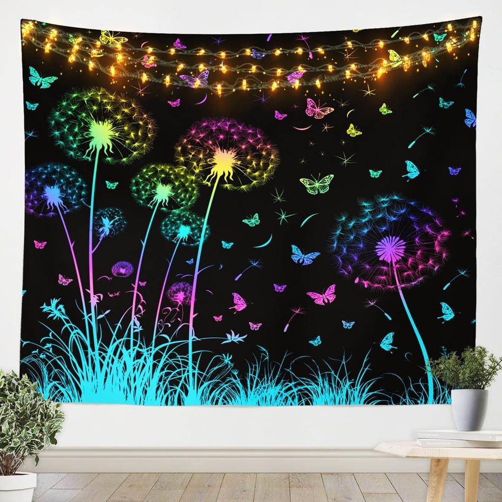 Floral Owl Tapestry For Girls,Kawaii Owl Birds Tapestry For Bedroom Boho Flowers Print Tapestries ,3D Animal Print Tapestry