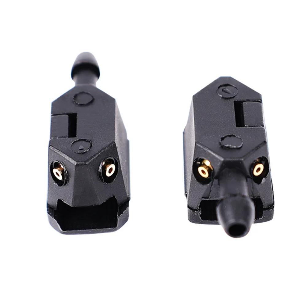 2PCS Universal Car Wiper Nozzle 8mm 9mm Arm Type Spray Nozzle Adjustment 4-way Water Spray Car Windscreen Washer Wiper Blade 2PCS
