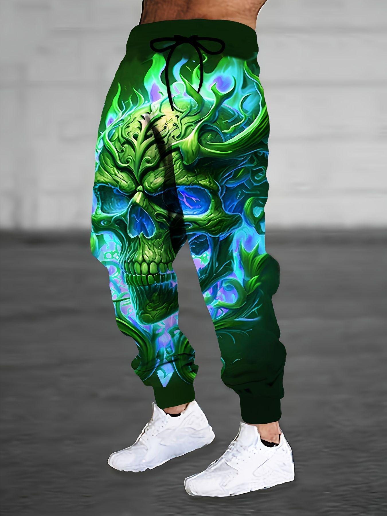 Herbst 2025 Herren Casual 3D-Druck Lange Jogginghose - Europäischer & Amerikanischer Stil L
