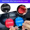 XMZSA1 Alloy Car Fuel Cap Oil Box Lid Petrol Tank Covers For Volkswagen VW T-cross Rline GTI Polo Golf 6 Jetta Beetle Touareg Scirocco
