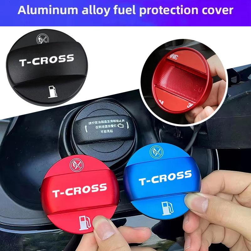 XMZSA1 Alloy Car Fuel Cap Oil Box Lid Petrol Tank Covers For Volkswagen VW T-cross Rline GTI Polo Golf 6 Jetta Beetle Touareg Scirocco