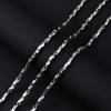 Titanium Steel Twisted Link Chain Necklace Men Women Geometric Pendant Minimalist Locket Choker Style