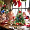 2025 New Year 50cm Christmas Tree Desktop Xmas Light Navidad Insert With Home Party Small Mini Set Gift Creative Diy Felt Lights