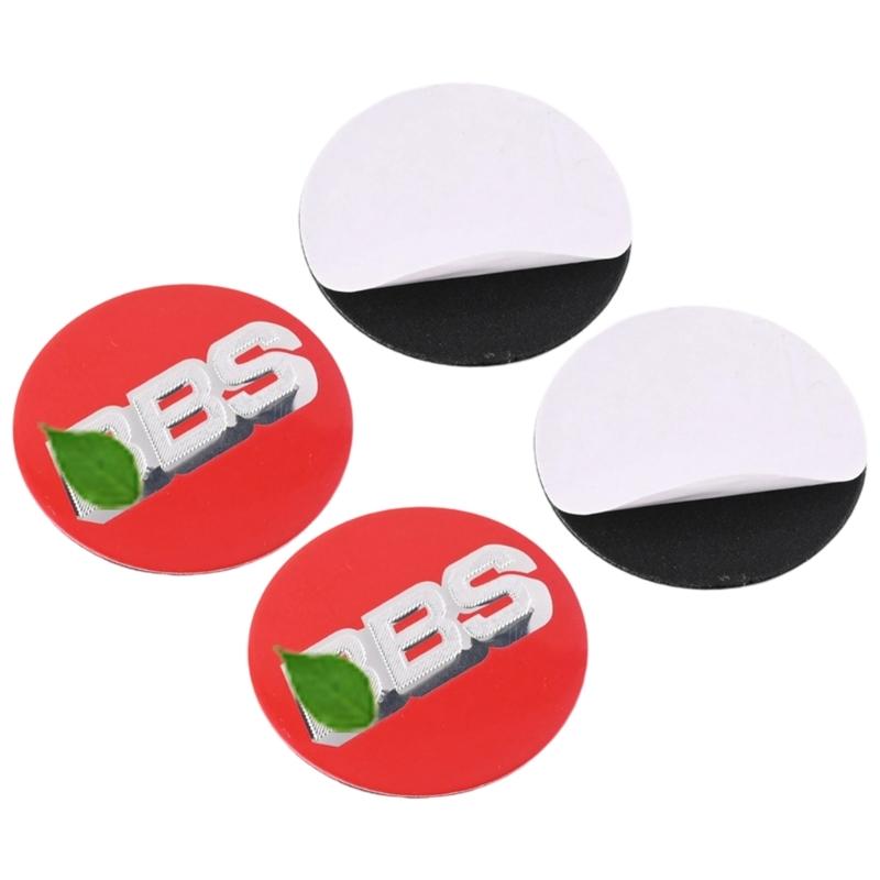 56mm Wheel Center Protector Badge ABS Wheel Center Hub Caps Simple Installation Decorative Sticker
