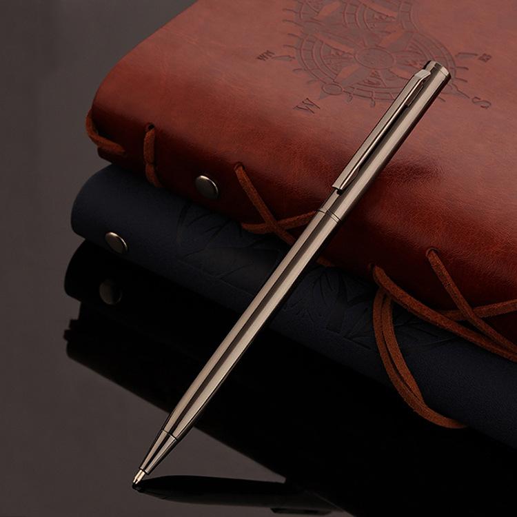 

Металлическая ручка-роллер с поворотным механизмом, покрытая металлом, бизнес-рекламные подарки, ручка для отеля, ручка для подписи, офисная ручка, ручка для экзаменов для студентов, канцелярские товары Bullet Type 1.0 black ink