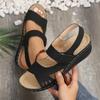 Fashion Summer New Women's Ankle Strap Light Fashion Sandals 2024 New Outdoor Beach Sandals Women's Retro Casual Shoes Zapatos Mujer