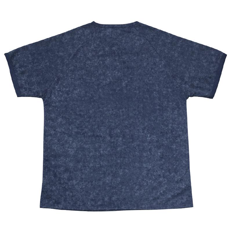 Retro Vintage Pánské tričko s krátkým rukávem s límečkem Henry Slim Fit s ramenní vsadkou Americký oversized styl Pánská košile s krátkým rukávem