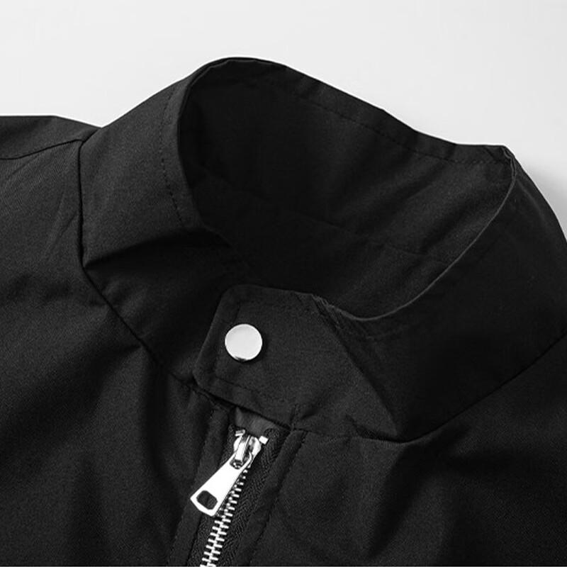 NASA MARVEL Men's Loose Workwear Stand-Collar Jacket