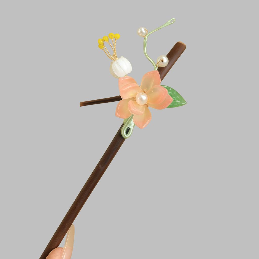 Handmade Bamboo & Wood Hairpins: Elegant Chinese-Style Updo Accessories for Women