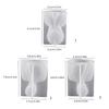 Candle Moulds Figurine Crafts Moulds Hand-making Tools Support Cheek Human Shaped Non-stick Silicone Material for DIY