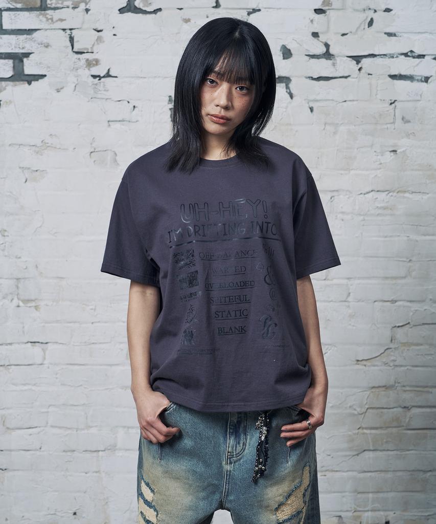 Peideu Pd Yuhei Short Sleeve T-Shirt Charcoal
