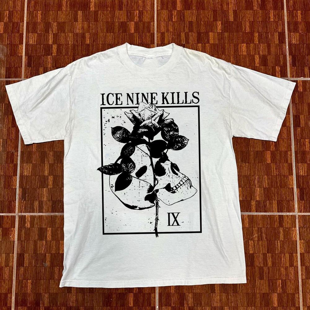 

NEW Ice Nine Kills Band Short Sleeve White All Size Unisex T-Shirt AE63 Unisex T-Shirt Graphic Tee L