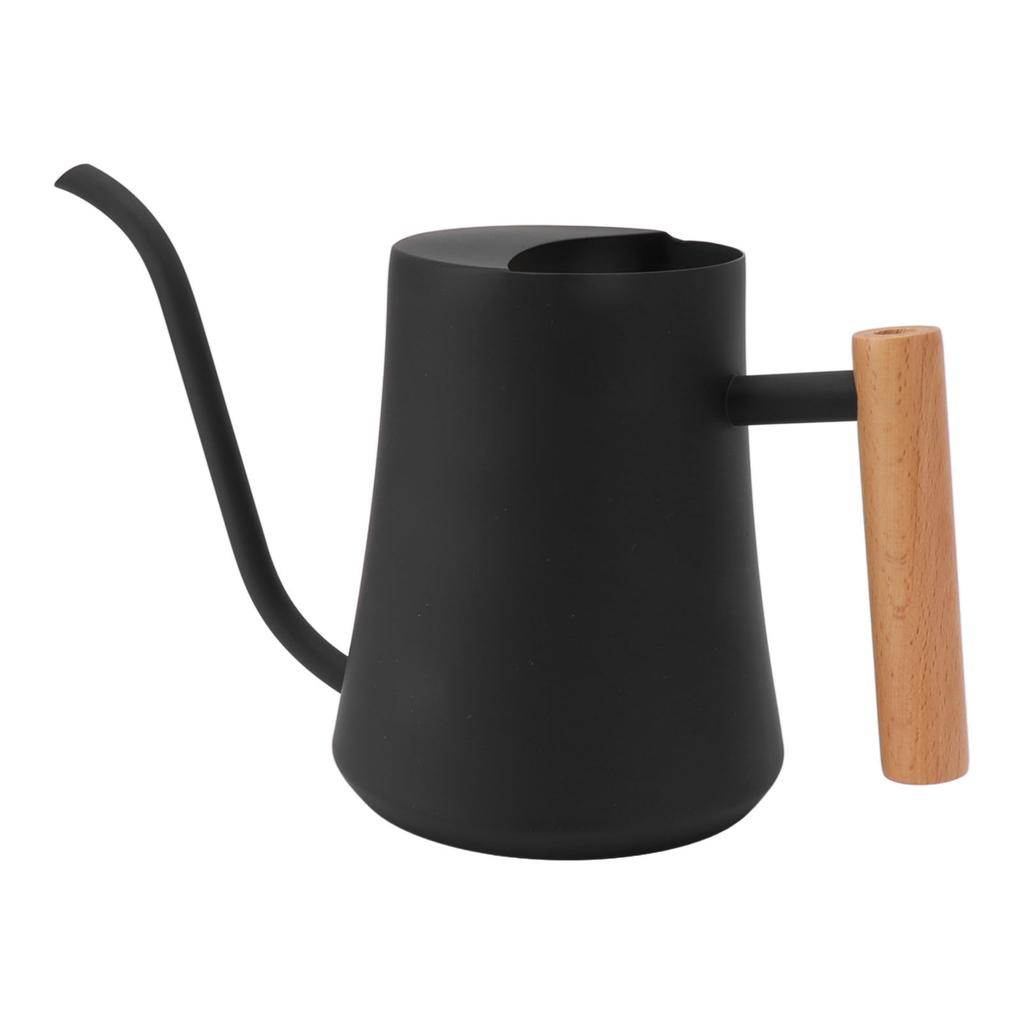 Stainless Steel Watering Can Pot Retro Small Plant Watering Can with Wooden Handle for Indoor Outdoor 1000ML